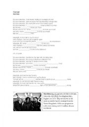 English Worksheet: Song Kayleigh_Marillion