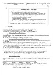 English Worksheet: UNIT 3 FOOD AND DRINK 
