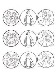 English Worksheet: WINTER ACTIVITY CRAFT