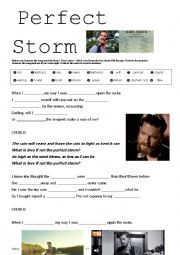 English Worksheet: Perfect Storm by John Smith