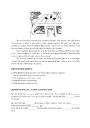 English Worksheet: Reading Comprehension