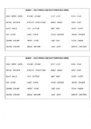 English Worksheet: Past Simple - Past Participle verbs