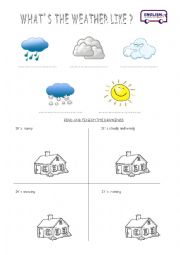 English Worksheet: Whats the weather like?