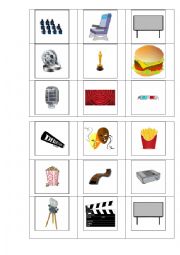 English Worksheet: Cinema