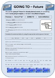 English Worksheet: Going to