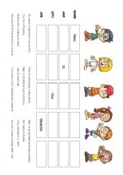 English Worksheet: Personal pronouns