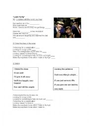 English Worksheet: Foo Fighters-Learn to fly