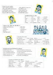 English Worksheet: Football world cup 2014