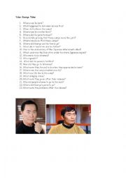English Worksheet: George Takei talking about internment camps for Japanese in the USA