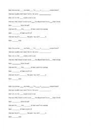 English Worksheet: conversation Its an emergency!