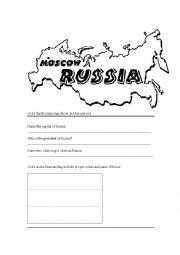 English Worksheet: Russia