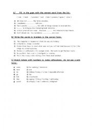 English Worksheet: vocabulary  :  comparatives / superlatives  /  vocabulary  building