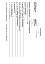 English Worksheet: Indirect Questions