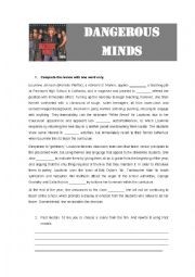 Dangerous Minds Worksheet