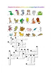 CROSSWORDS OF ANIMALS