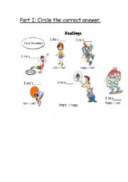 feelings worksheet