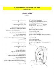 English Worksheet: Body Parts Exercises