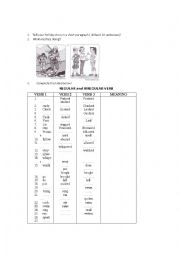English Worksheet: simple past worksheet