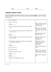 English Worksheet: Retail English: Buying a Suit