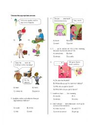 English Worksheet: After School 2