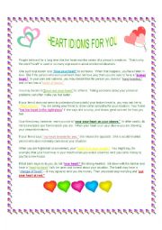 Heart Idioms For You