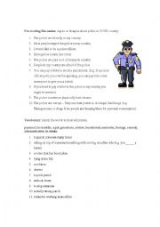 English Worksheet: Current Event: California police pummelling