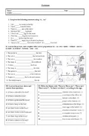 English Worksheet: Present continuous