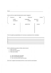 English Worksheet: Evaluation