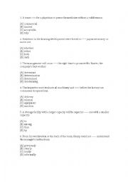 English Worksheet: TOEIC practice