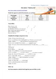 English Worksheet: Ratatouille - food - some/ any