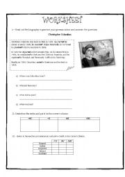 English Worksheet: Simple Past