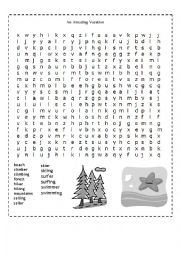 English Worksheet: Amazing Vacation