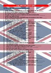 THE BRITISH ISLES QUIZ