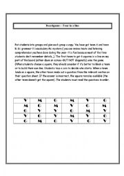 Game for grammar and vocabulary revision