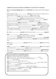 English Worksheet: revision