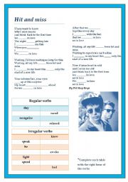 English Worksheet: Past Simple with Pet Shop Boys