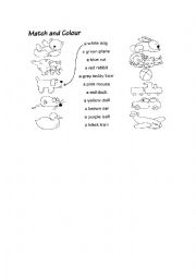 English Worksheet: Colours