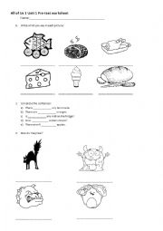 English Worksheet: All of Us 3 unit 1 revision worksheet