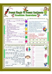 English Worksheet: The Present Simple Versus The Present Continuous