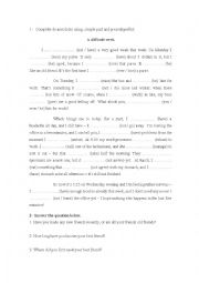 English Worksheet: present perfect