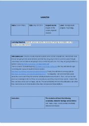 English Worksheet: Lesson plan. Emotions and feelings