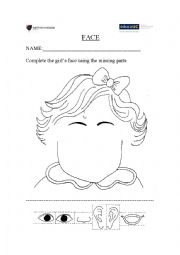 English Worksheet: FACE