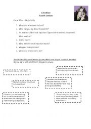 English Worksheet: Oscar Wilde Study Guide