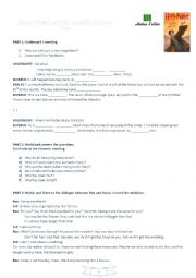 English Worksheet: harry potter and the deathly hallows