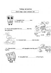 English Worksheet: Feelings