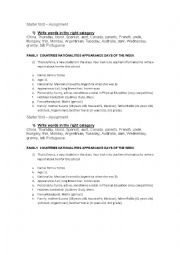 English Worksheet: Revision for Elementary students