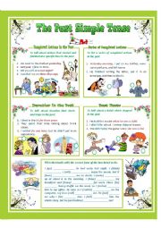 English Worksheet: The Past Simple Tense