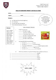 English Worksheet: Mr Bean Worksheet