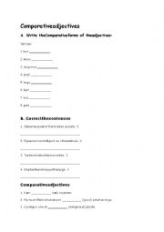 Comparative adjectives