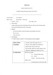 English Worksheet: color